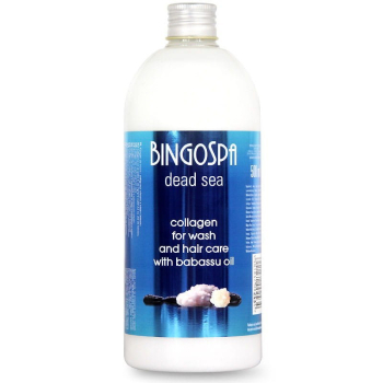 BINGOSPA Kolagen do mycia i pielęgnacji włosów z olejem babassu 500ml